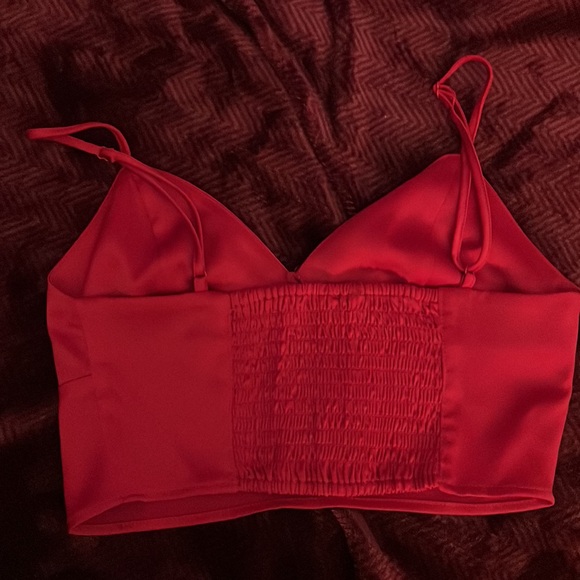 Red Party Top - Picture 2 of 3